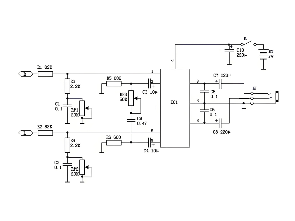  耳机放大器模块方案